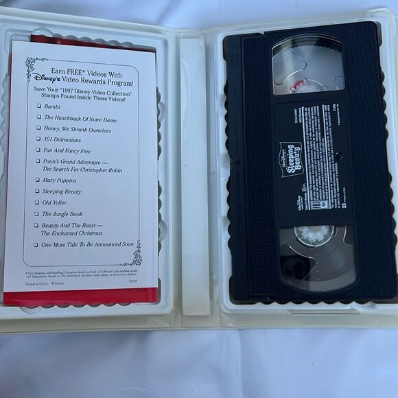 Walt Disney Masterpiece Sleeping Beauty VHS Limited Edition Movie Cartoon - Picture 7 of 11